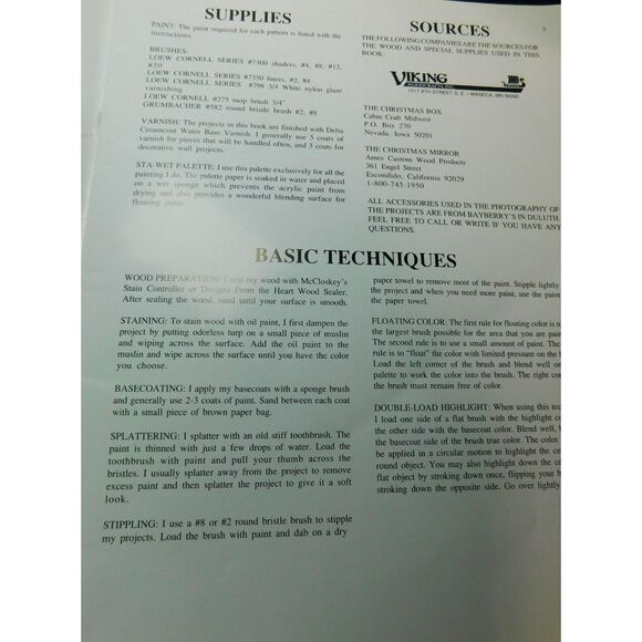 Tolehaven Vol. 2 Christmas Book Vintage 1991 Tole Painting - Picture 6 of 6